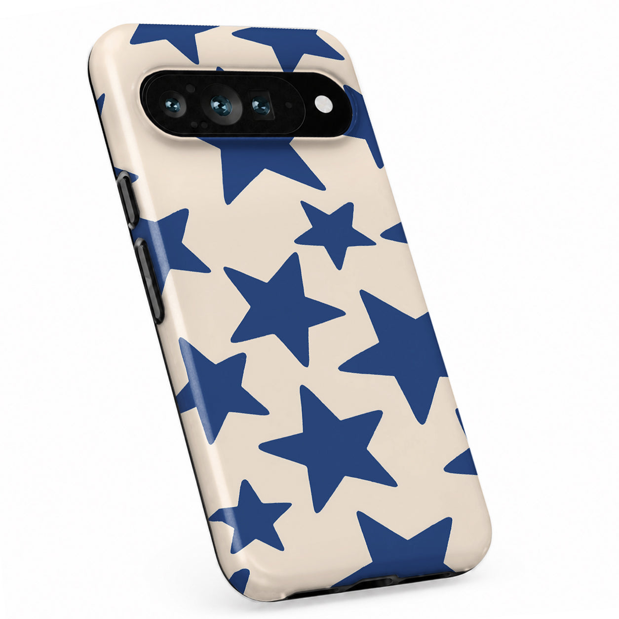 Blue Star Pattern Google Pixel case