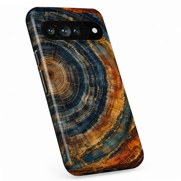Blue Tiger Eye Stone Google Pixel case
