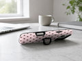 Blush Dark Brown Polka Dots MagSafe Loop iPhone Case - side view