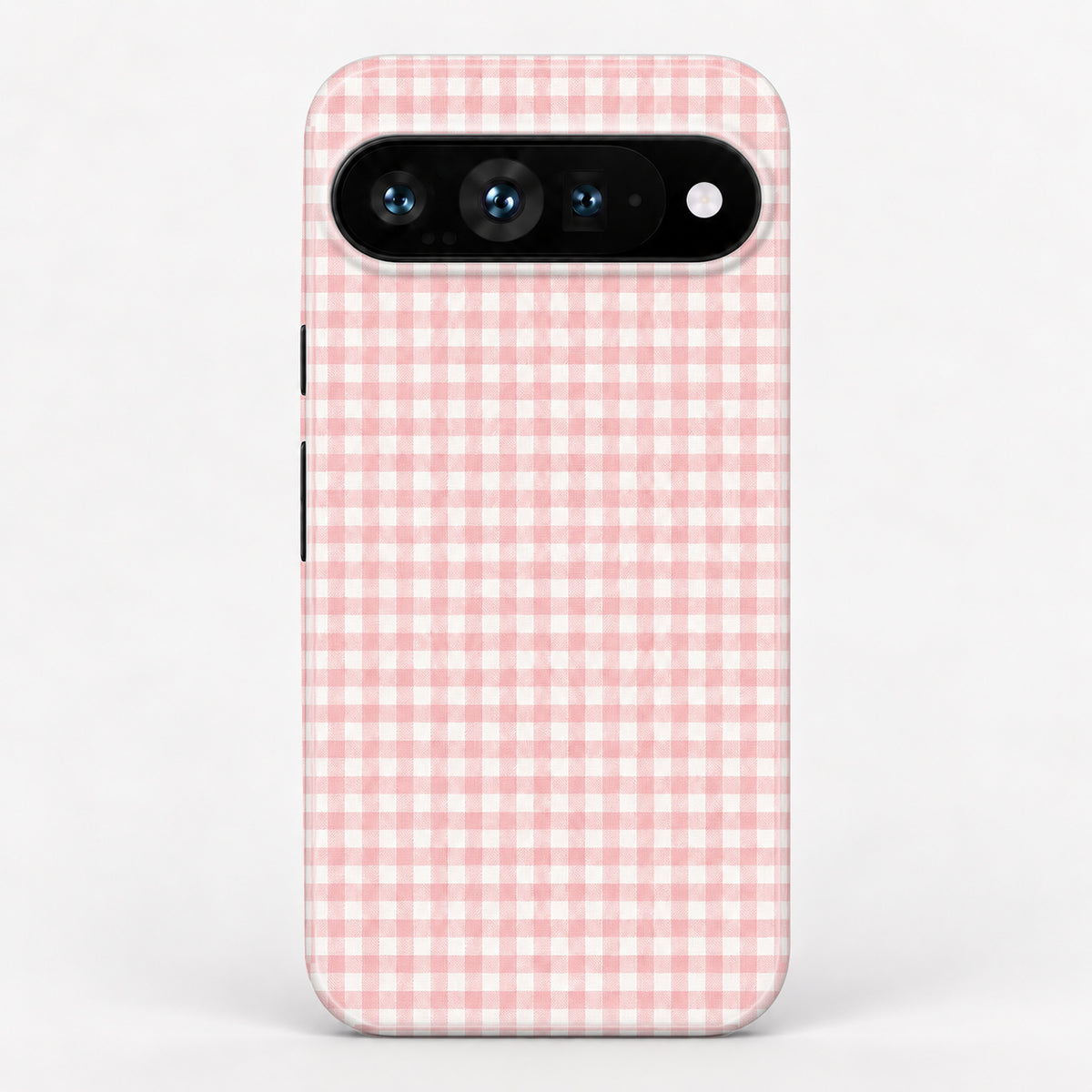 Blush Pink and White Gingham Google Pixel Case