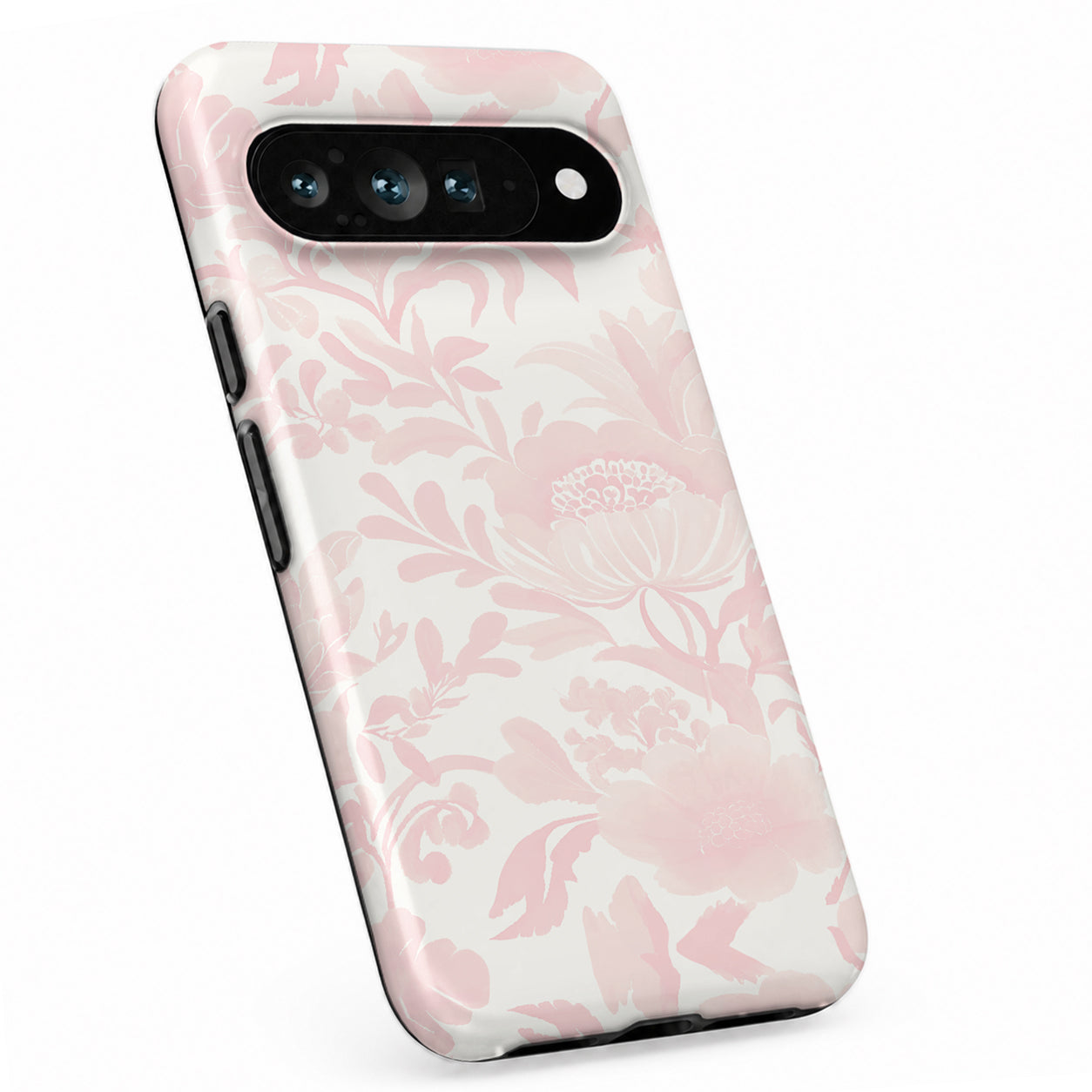 Blush Pink Floral Google Pixel case