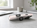 Blush Pink Chinoiserie Floral MagSafe Loop iPhone Case shown in a neutral white professional lifestyle setting