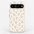 Blush Pink Ditsy Floral Google Pixel Case - centered back view