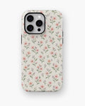 Blush Pink Ditsy Floral MagSafe iPhone Tough Case, rear view, iPhone11-16ProMax model image group