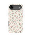 Blush Pink Ditsy Floral MagSafe iPhone Tough Case, rear view, iPhone17Air model image group