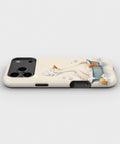 Bubble Bath Goose MagSafe iPhone Tough Case, side view showing case edges