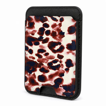 Burgundy Leopard MagSafe Card Holder - Magholder-261021-2-1