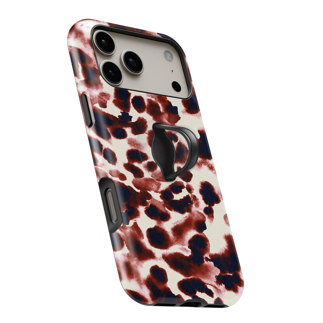 Burgundy Leopard MagSafe Loop iPhone Case - Loop-iPhone17-18ProMax-261021-2-2