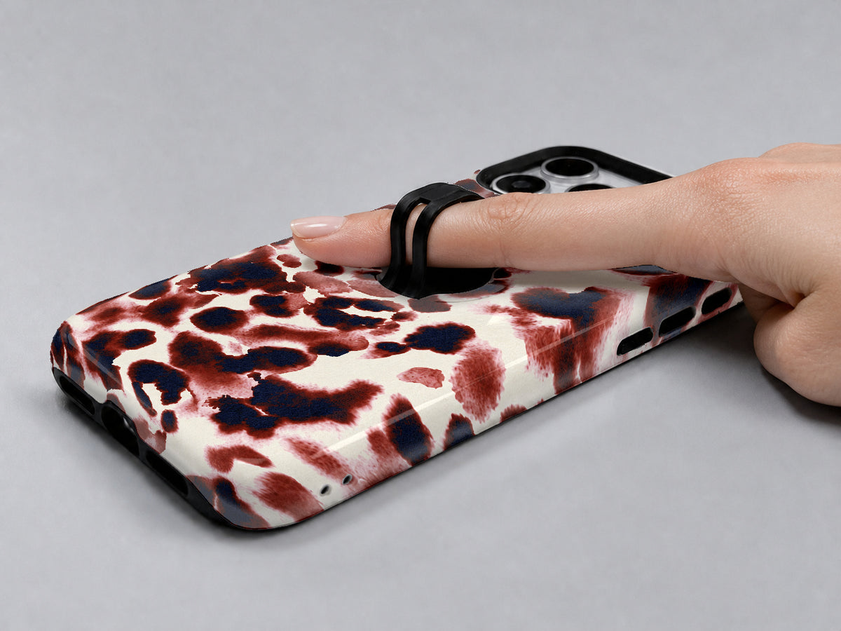 Burgundy Leopard MagSafe Loop iPhone Case - Loop-iPhone17-18ProMax-261021-2-6