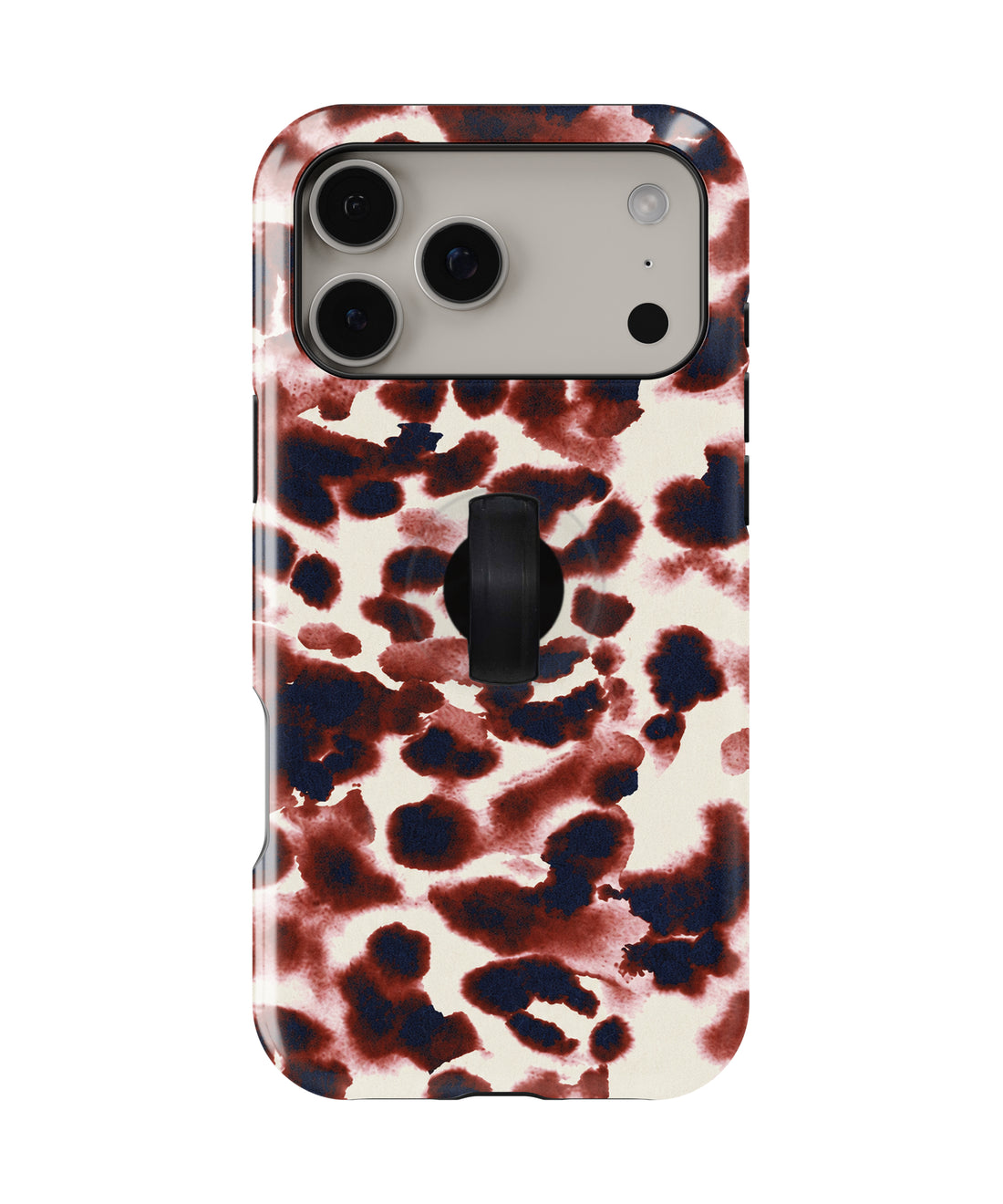 Burgundy Leopard MagSafe Loop iPhone Case - Loop-iPhone17-18ProMax-261021-2