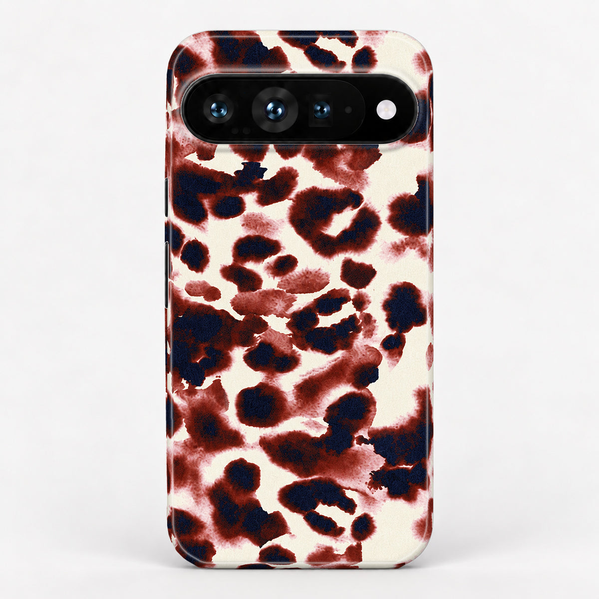 Burgundy Leopard Google Pixel Case