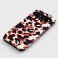 Burgundy Leopard Google Pixel Case - flat-angle