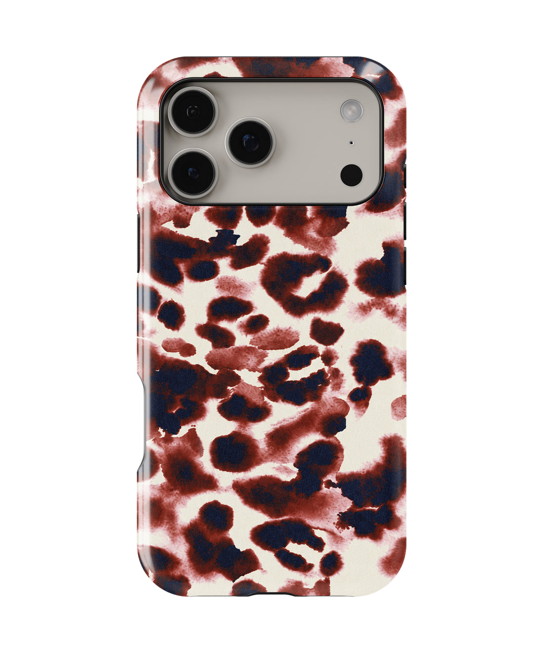 Burgundy Leopard MagSafe iPhone Tough Case - iPhone17-18ProMax-261021-2