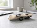 Caramel Brown and White Gingham MagSafe Loop Case, shown as a hands-free kickstand