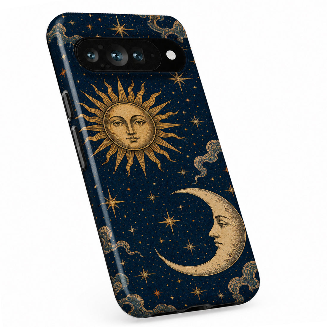 Celestial Sun and Moon Google Pixel case