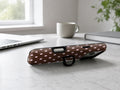 Chocolate Pink Polka Dots MagSafe Loop iPhone Case - side view
