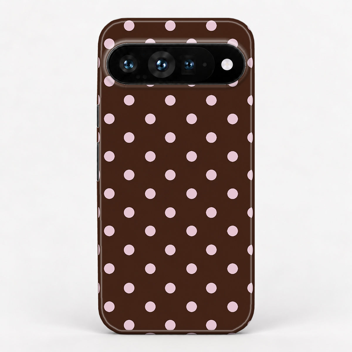 Chocolate Pink Polka Dots Google Pixel Case