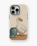 Cookie Time Goose MagSafe iPhone Tough Case, rear view, iPhone11-16ProMax model image group