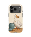 Cookie Time Goose MagSafe iPhone Tough Case, rear view, iPhone17-18Pro model image group