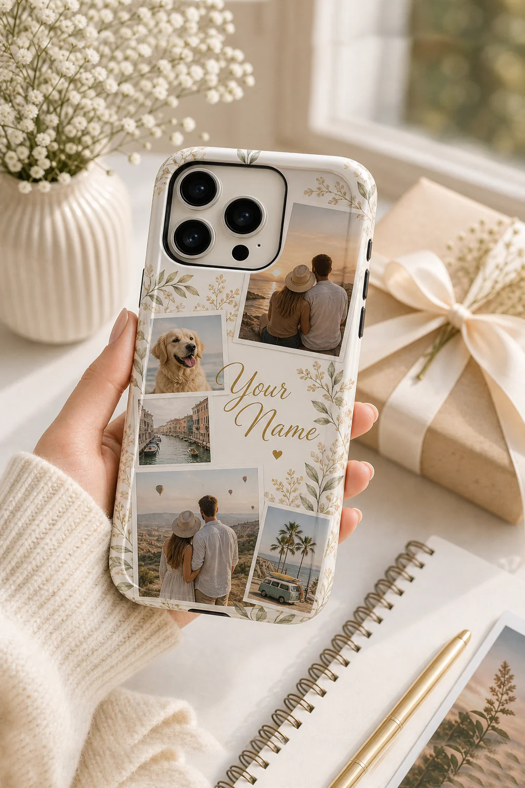 Personalized iPhone Case | Custom Name Photo MagSafe Shockproof Case for iPhone 17, 16, 15 & More – product view 1