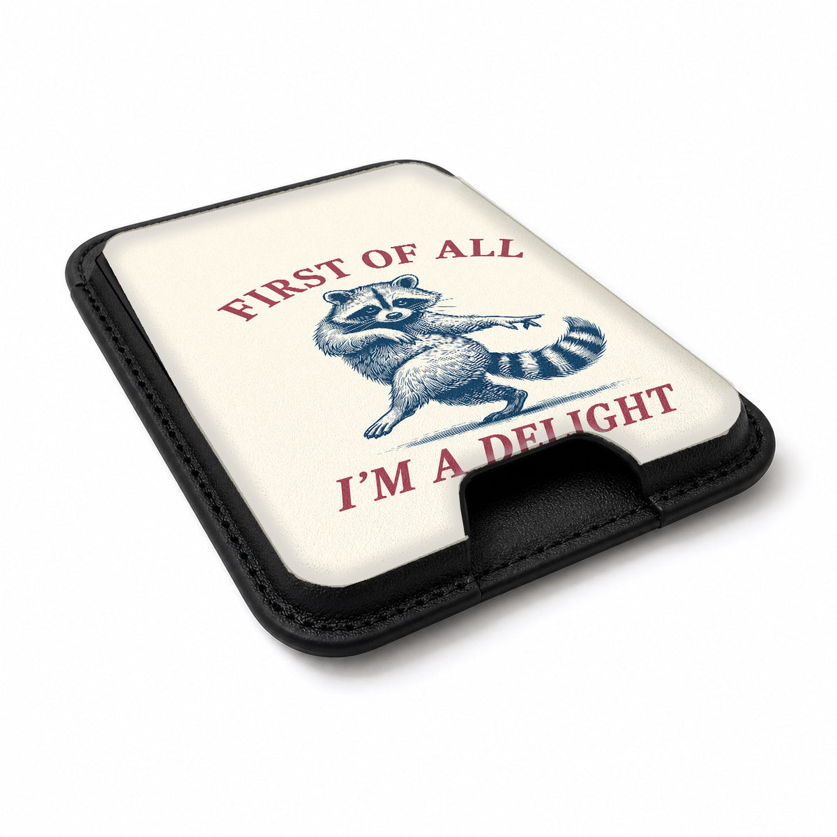 Dancing Raccoon MagSafe Card Holder - Magholder-261022-2-5