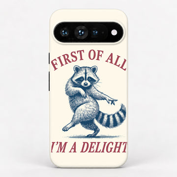 Dancing Raccoon Google Pixel Case - back-main
