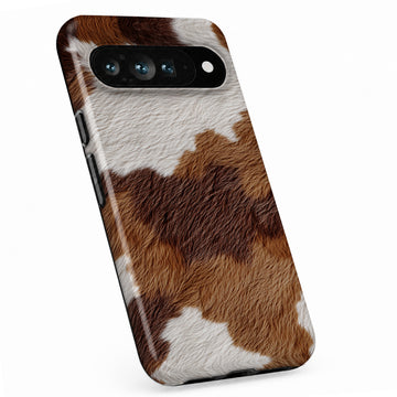 Highland Cowhide Print Google Pixel case with animal-inspired markings