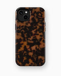 Caramel Tortoise Shell Shockproof MagSafe Case for iPhone - iPhone 15 (6.1