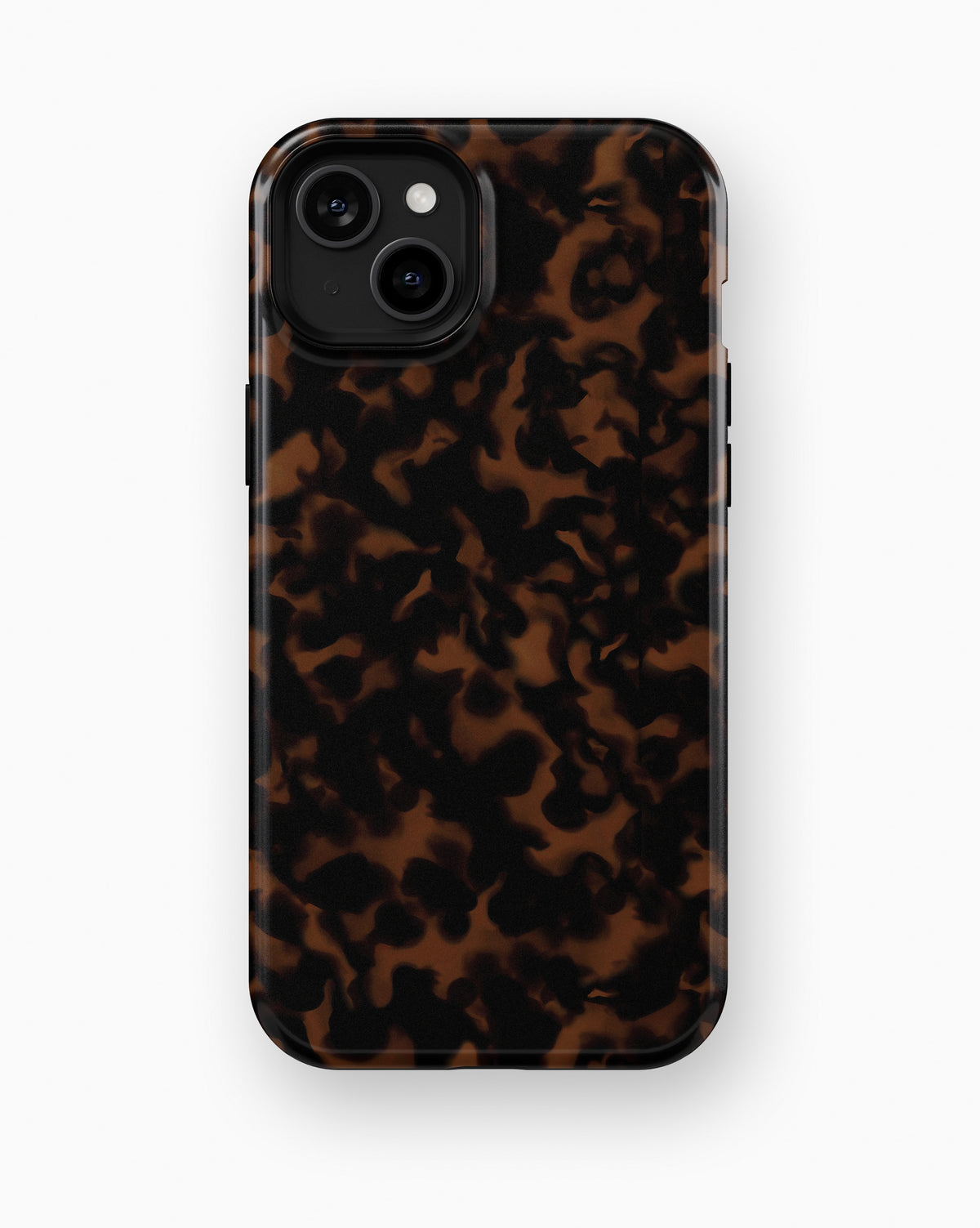 Dark Tortoise Shell Shockproof MagSafe Case for iPhone - iPhone 15 Plus (6.7")