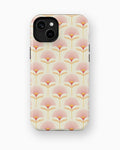Natural Pink Palm Floral MagSafe iPhone Tough Case – Custom Name Option – product image 5