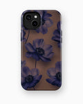 Midnight Violet Bloom Shockproof MagSafe Case for iPhone - iPhone 15 Plus (6.7
