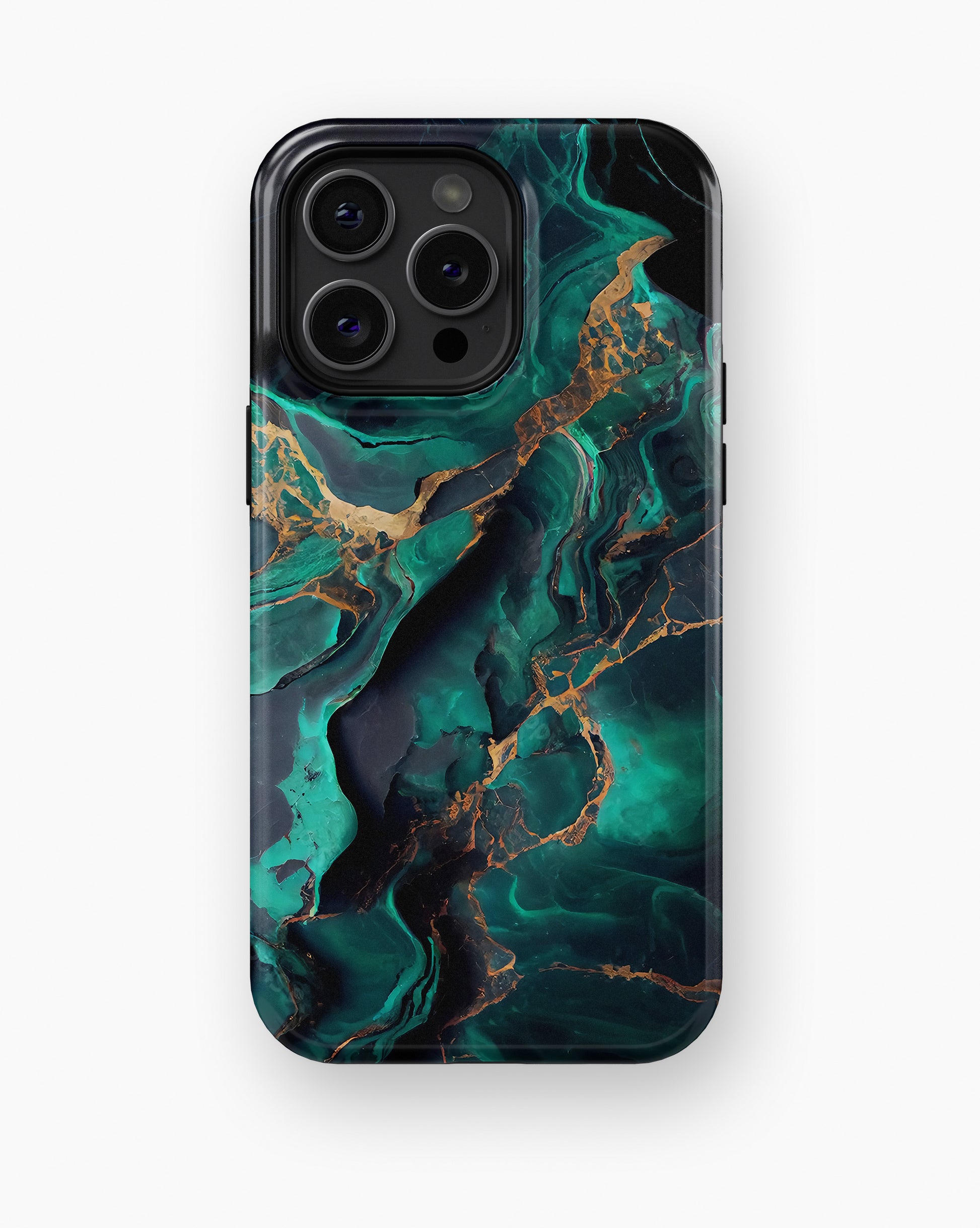 Emerald Marble Luxe MagSafe iPhone Tough Case – Custom Name Option – product image 5