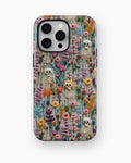 Skeletons In Bloom Halloween MagSafe iPhone Tough Case – Custom Name Option – product image 5