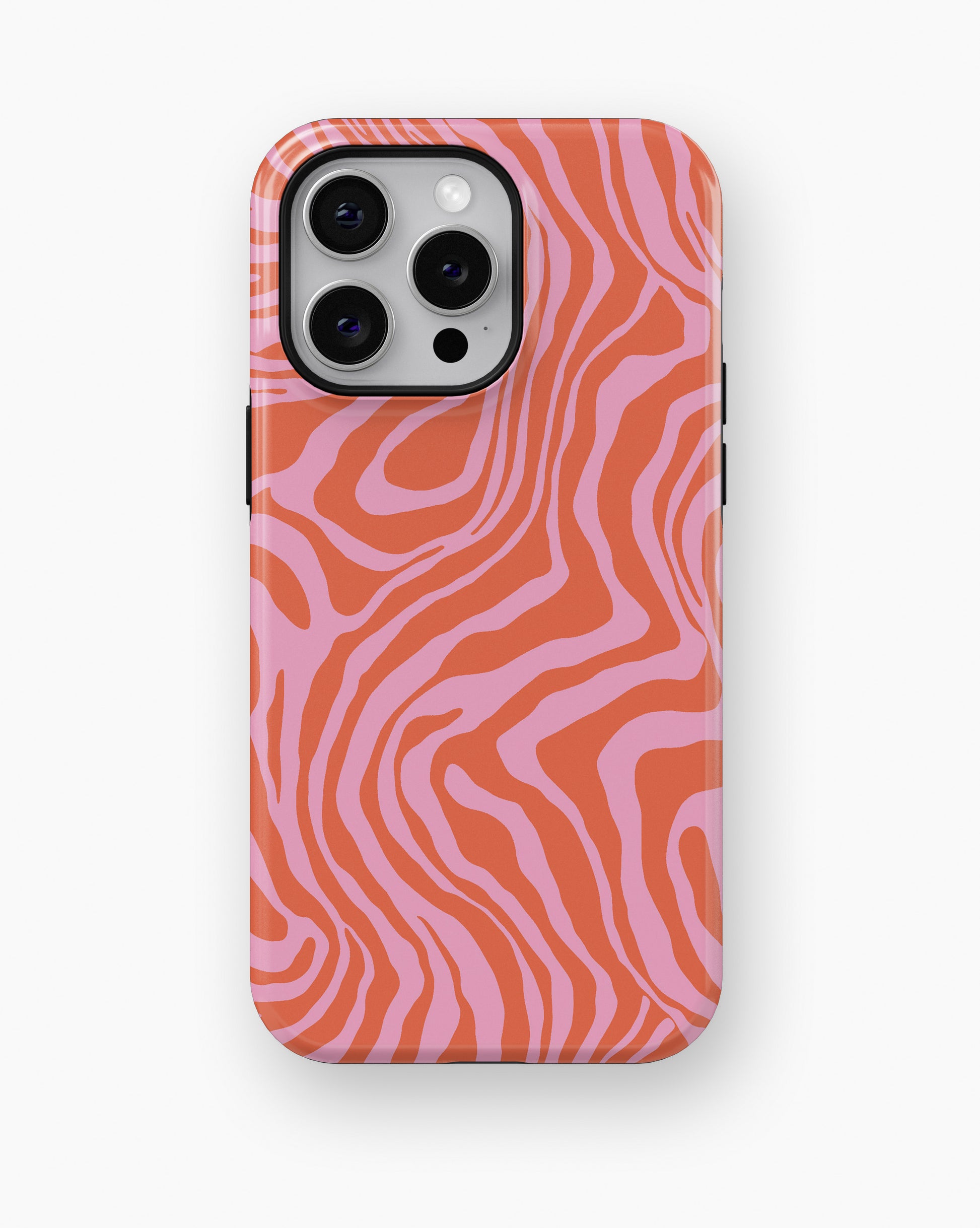 Coral Waves MagSafe iPhone Tough Case – Custom Name Option – product image 6