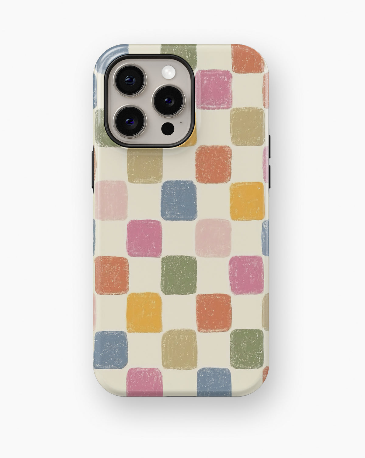 Pastel Mosaic Tile Shockproof MagSafe Case for iPhone - iPhone 16 Pro Max (6.9")