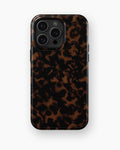 Dark Tortoise Shell Shockproof MagSafe Case for iPhone - iPhone 16 Pro Max (6.9