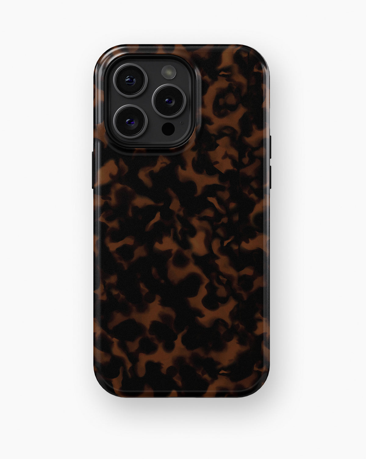 Dark Tortoise Shell Shockproof MagSafe Case for iPhone - iPhone 16 Pro Max (6.9")