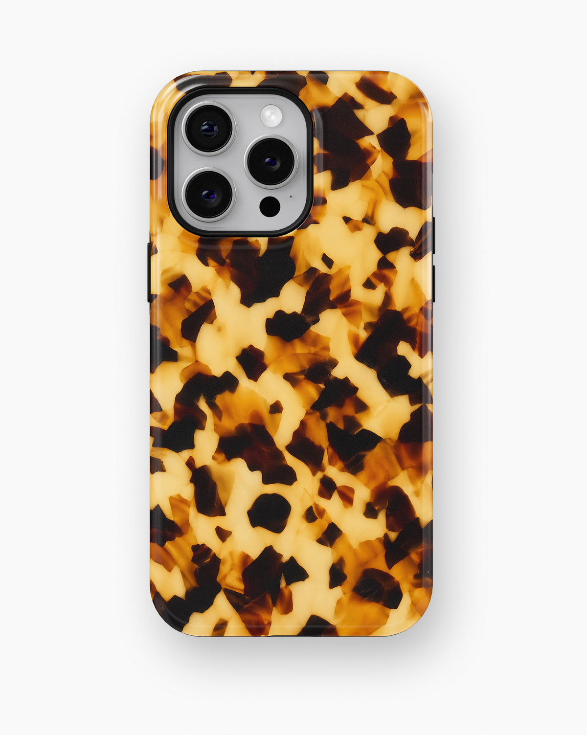 Honey Amber Tortoise Shell Shockproof MagSafe Case for iPhone - iPhone 16 Pro Max (6.9")