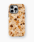 Champagne Pearl Tortoise Shell Shockproof MagSafe Case for iPhone - iPhone 16 Pro Max (6.9