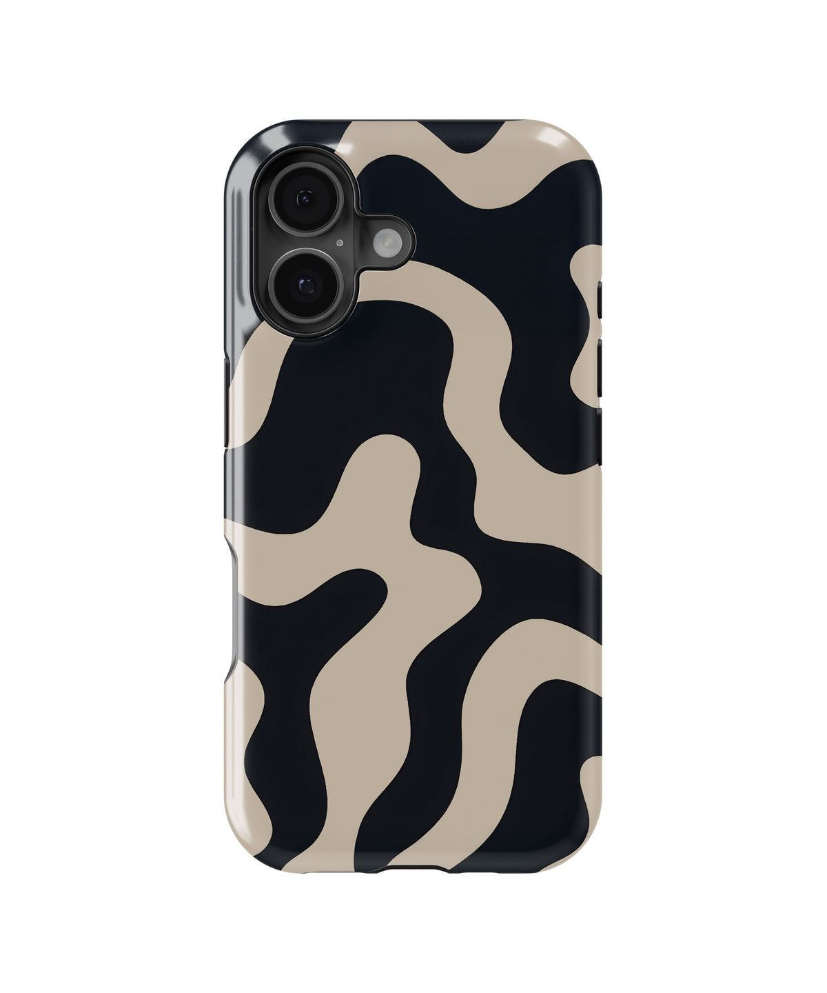 Zebra Dune Elegance MagSafe iPhone Tough Case – Custom Name Option – product image 5