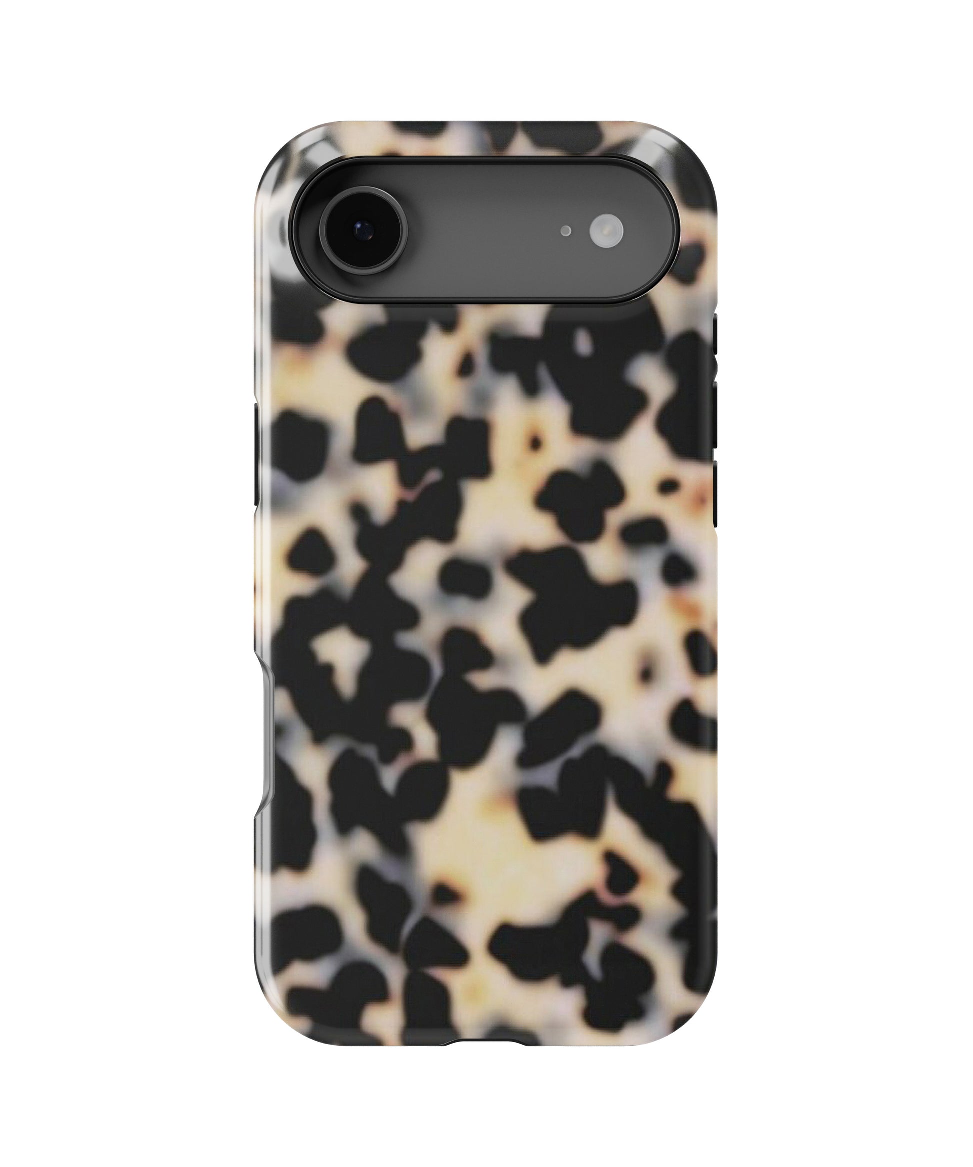 Black Terrazzo Stone Shockproof MagSafe Case for iPhone - iPhone 17 Air (6.5")