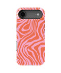 Coral Waves MagSafe iPhone Tough Case – Custom Name Option – product image 5