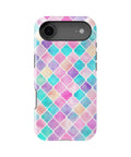 Rainbow Moroccan Pattern MagSafe iPhone Tough Case – Custom Name Option – product image 4