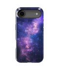Purple Nebula Galaxy MagSafe iPhone Tough Case – Custom Name Option – product image 3