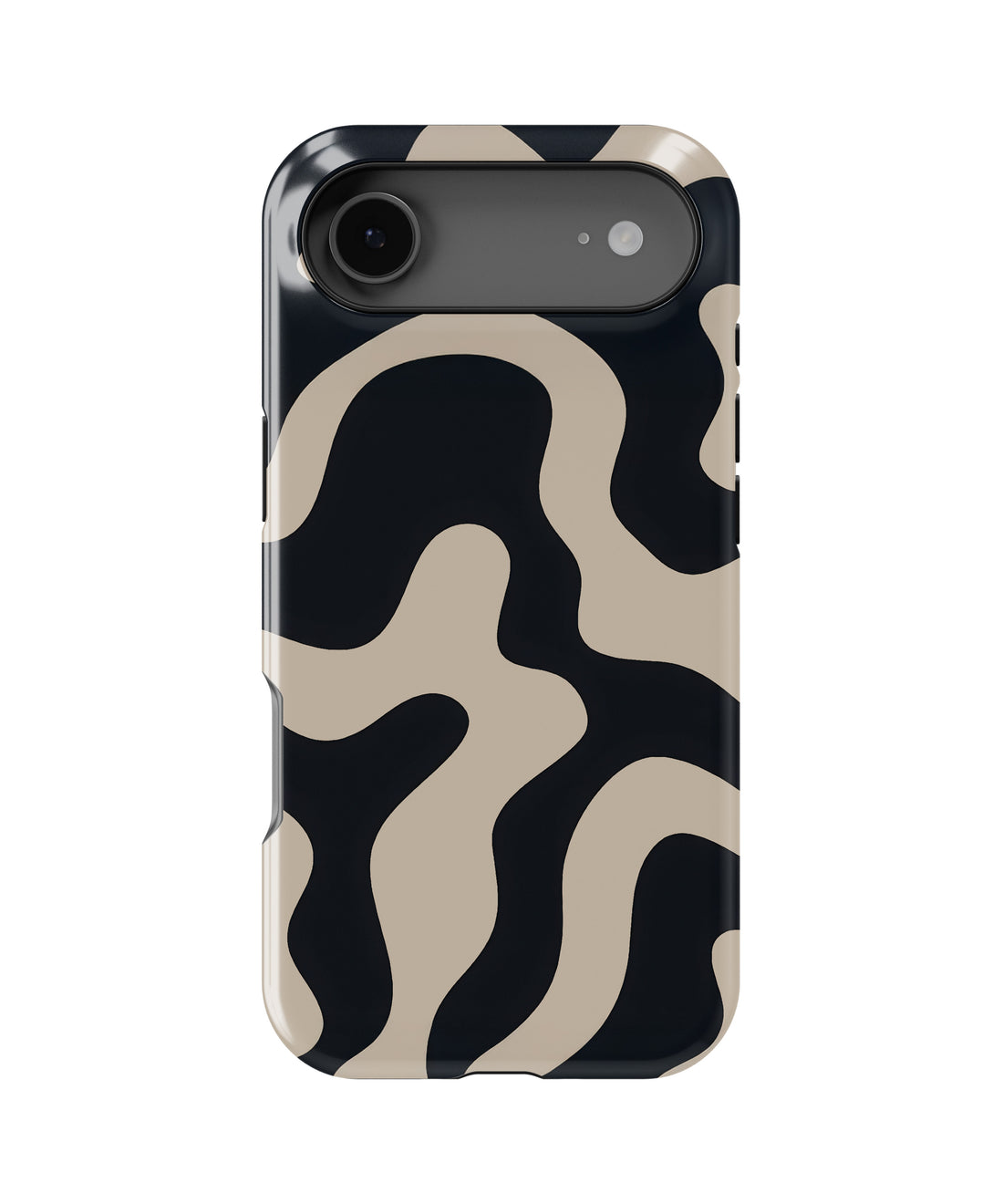 Zebra Dune Elegance MagSafe iPhone Tough Case – Custom Name Option – product image 1