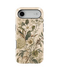 Ivory Botanical Bloom Shockproof MagSafe Case for iPhone - iPhone 17 Air (6.5