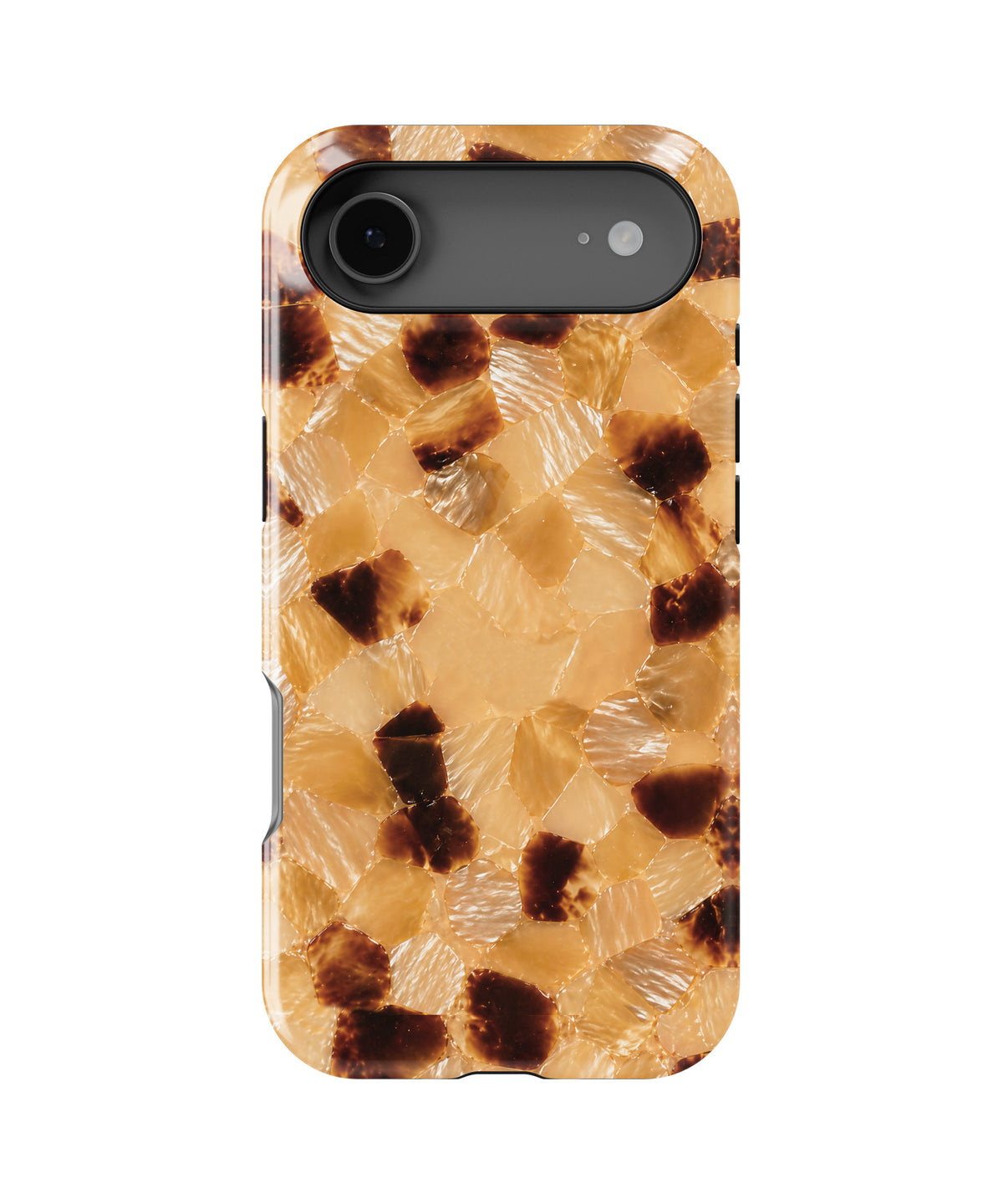 Golden Amber Mosaic Shockproof MagSafe Case for iPhone - iPhone 17 Air (6.5")