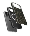 Botanical Meadow Floral MagSafe iPhone Tough Case – Custom Name Option – product image 3