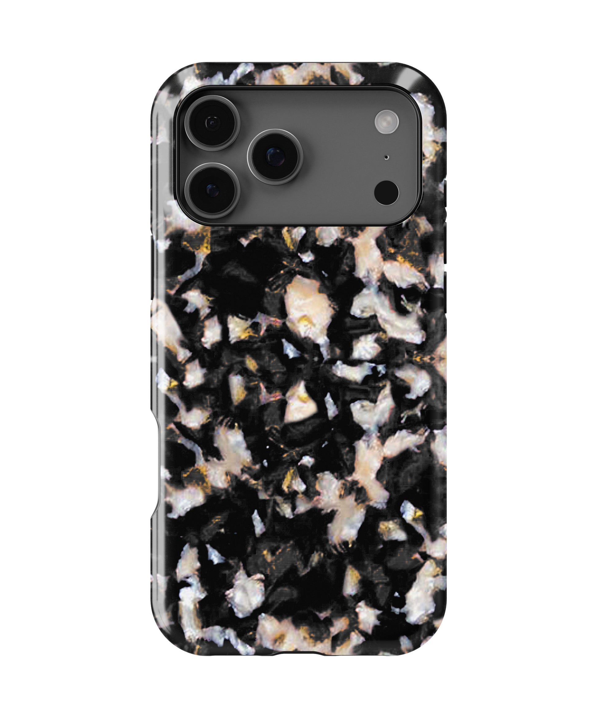 Obsidian Nightfall Tort MagSafe iPhone Tough Case – Custom Name Option – product image 1