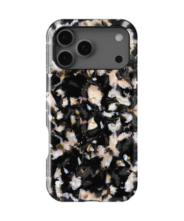 Obsidian Nightfall Tort MagSafe iPhone Tough Case – Custom Name Option – product image 1